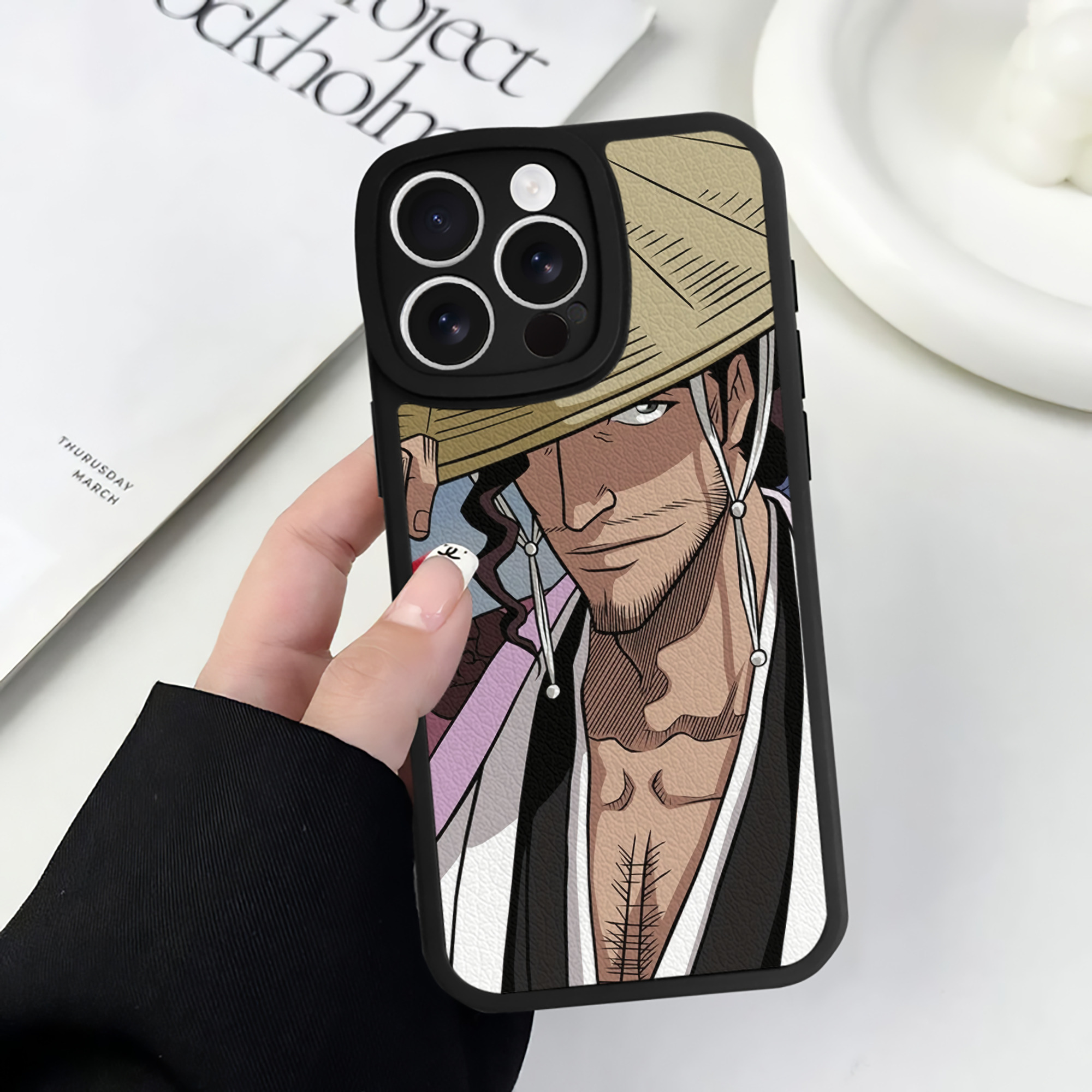 （画像用） ブリーチ BLEACH 【iPhone 16シリーズ対応】シリコンスマホケース（レザー調） 材質：シリコン